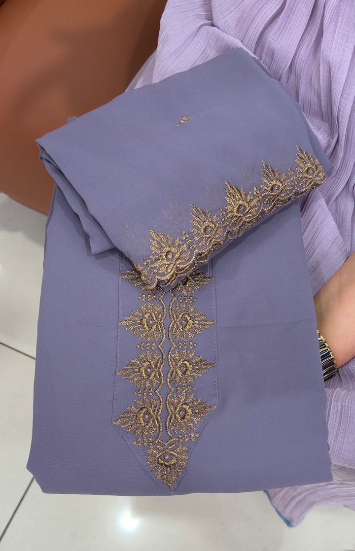 FAUX GEORGETTE UNSTITCHED SALWAR SUITS - NUWA-1962