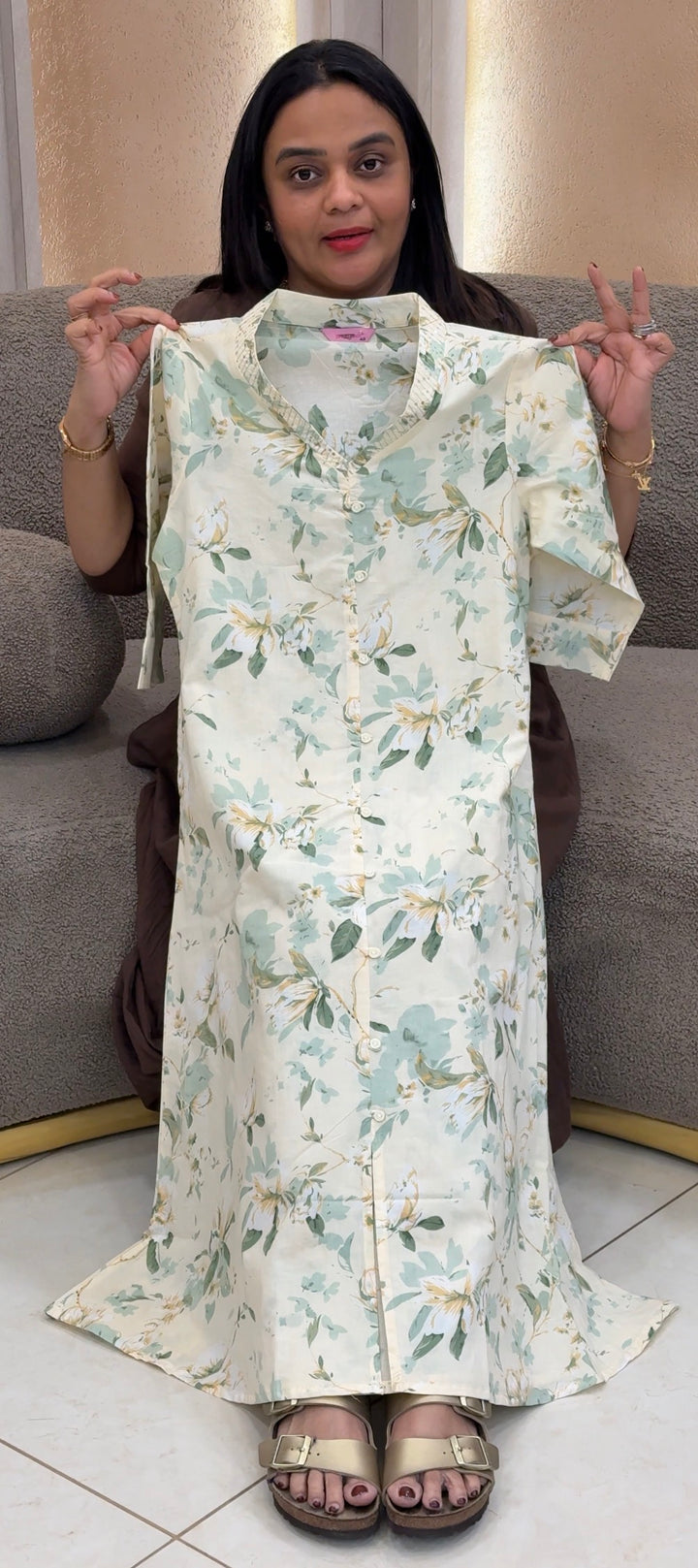 COTTON PRINTED TOPS - NUWA-816