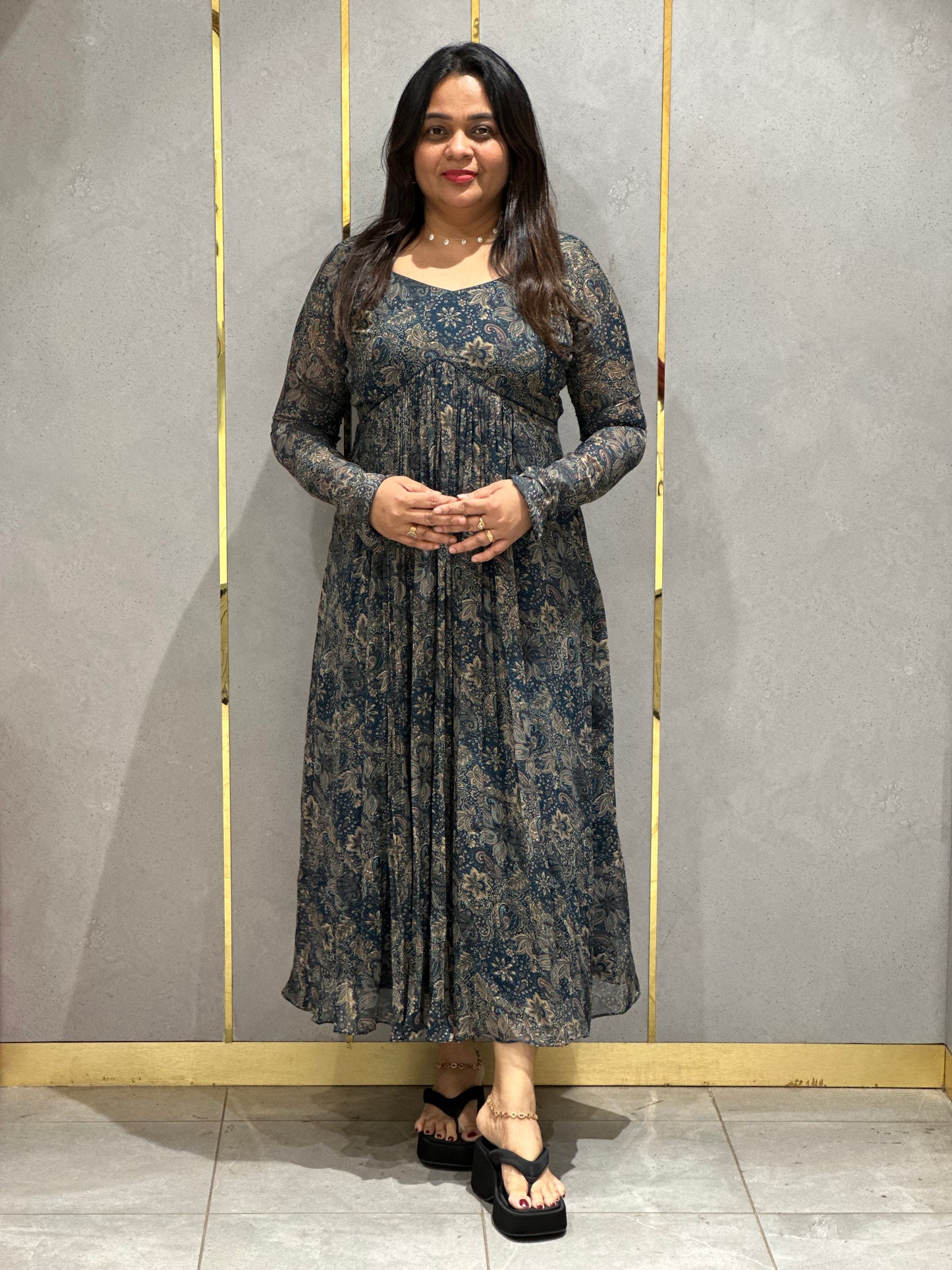 PRINTED ALIYA CUT TOPS - NUWA-014