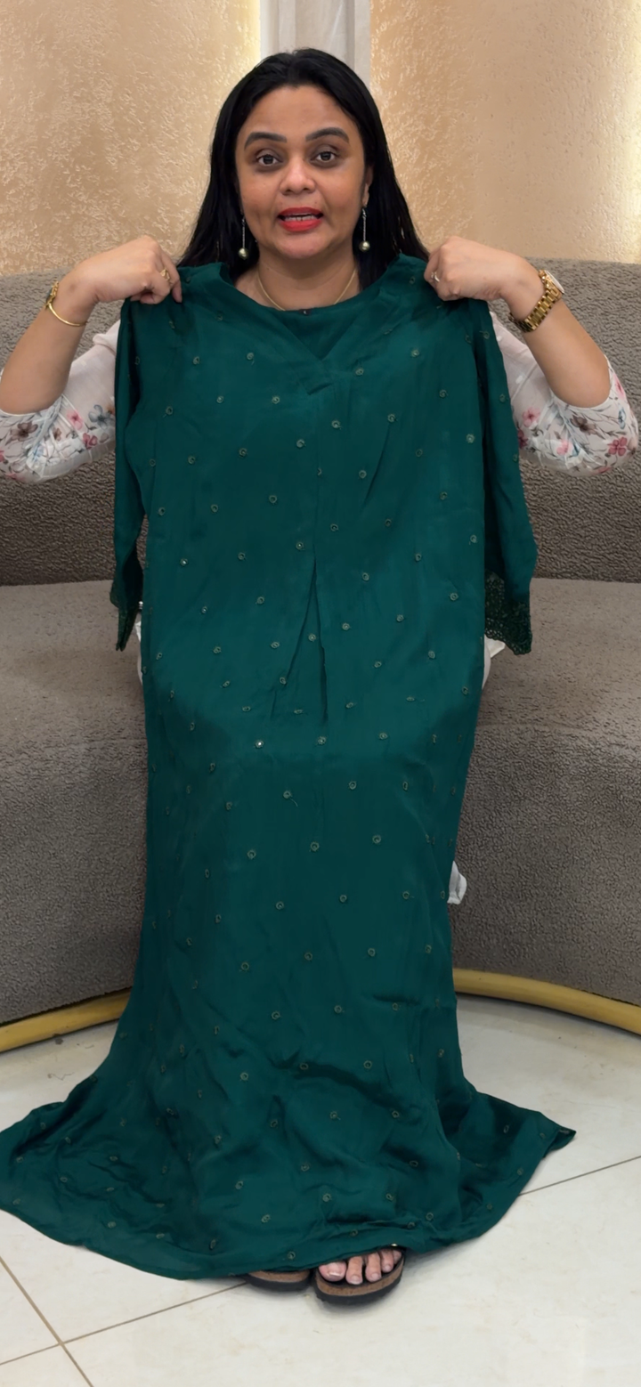 PLATINUM CHIFFON ALINE TOPS - NUWA - 2314