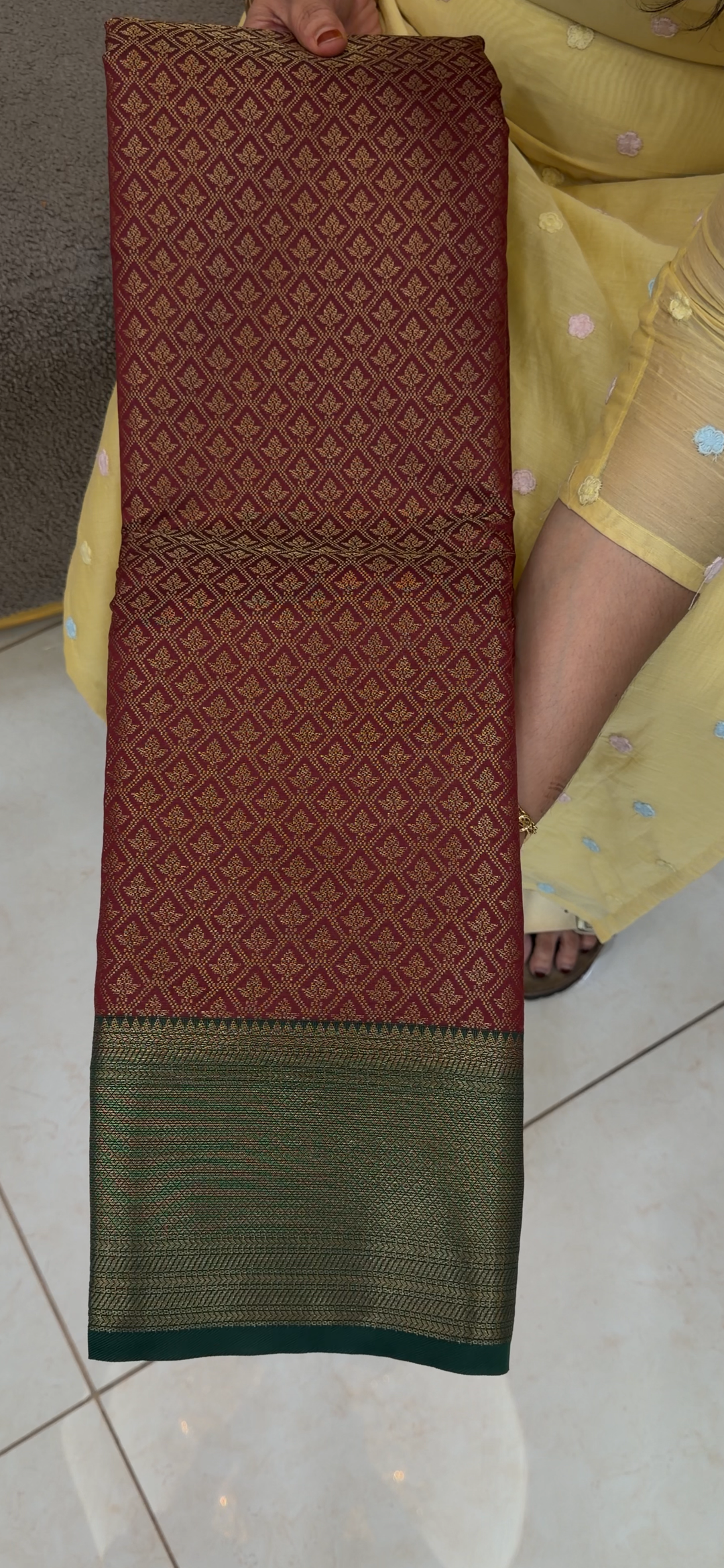 SEMI BROCADE SAREES - NUWA-877