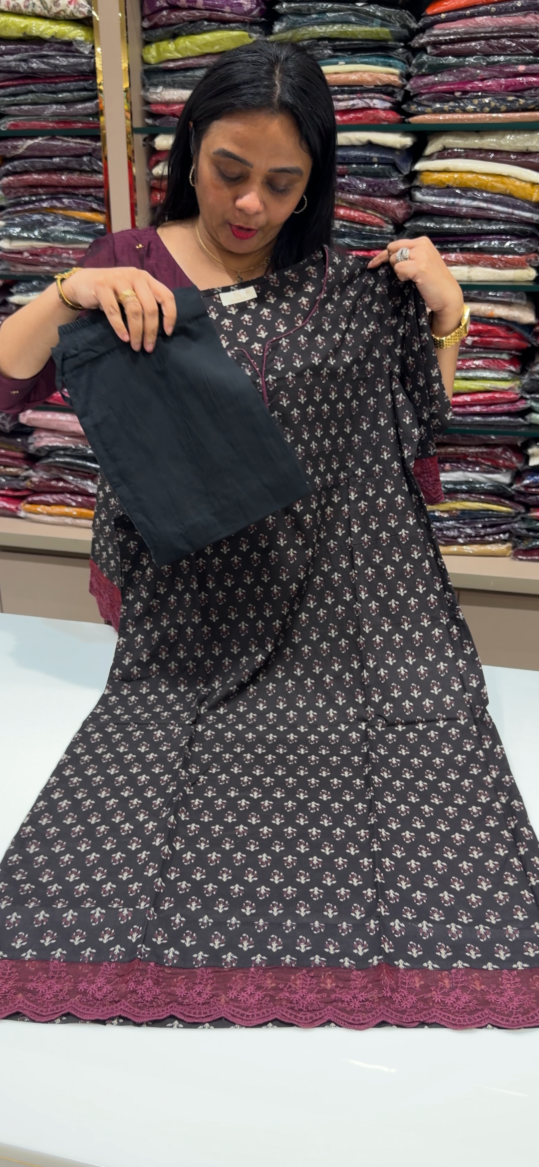 PRINTED COTTON CO-ORDS SETS - NUWA - 2162