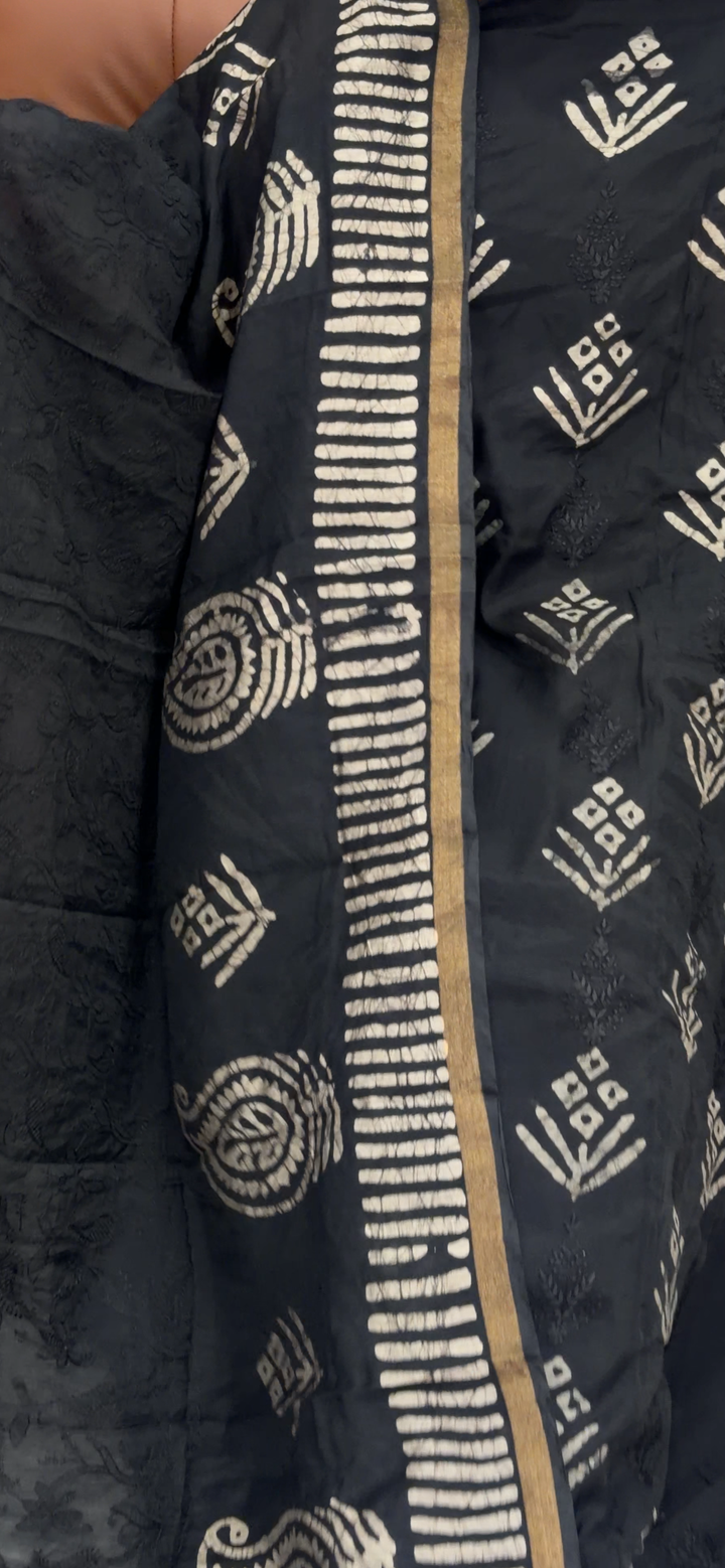 BATIK PRINTED UNSTITCHED SALWAR SUITS - NUWA - 1722