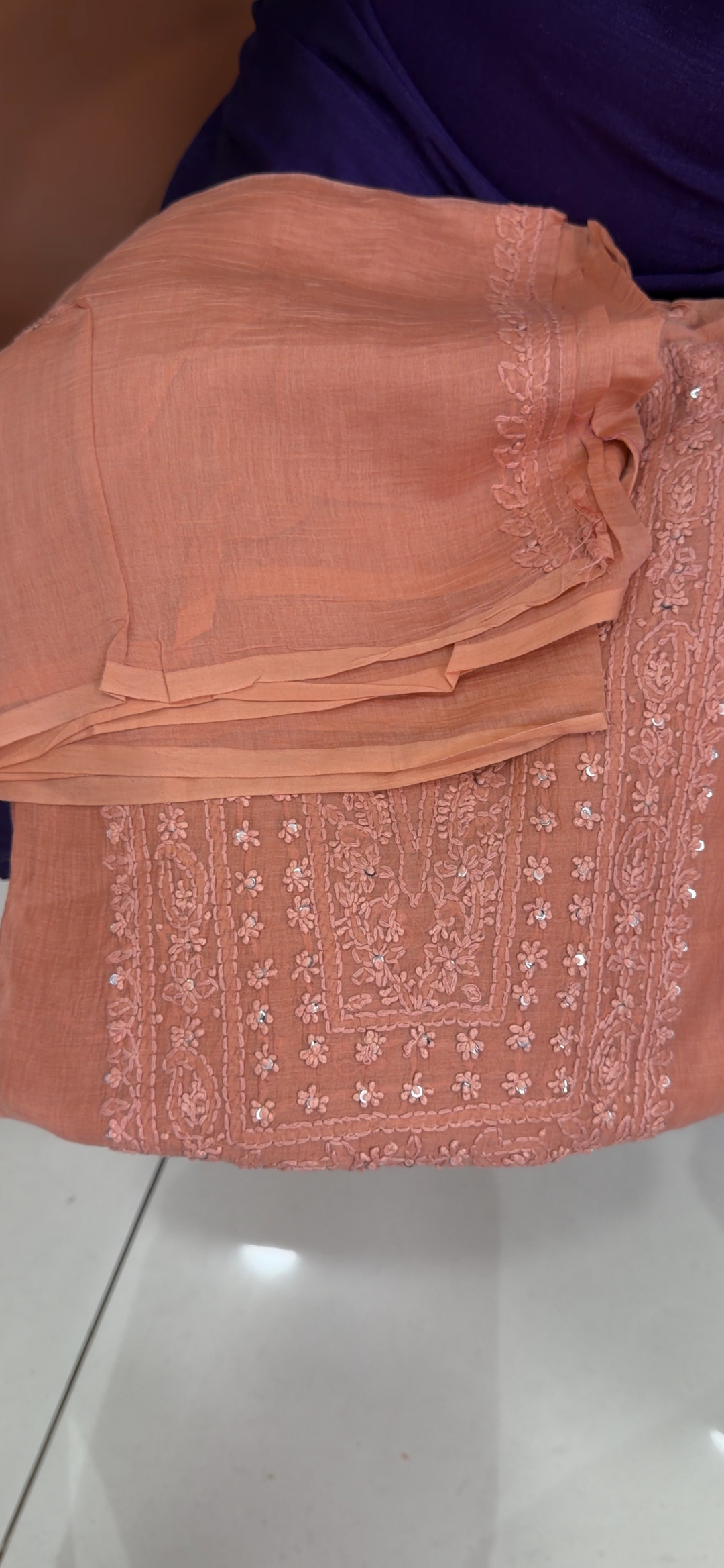 MUL CHANDERI UNSTITCHED SALWAR SUITS - NUWA - 2184