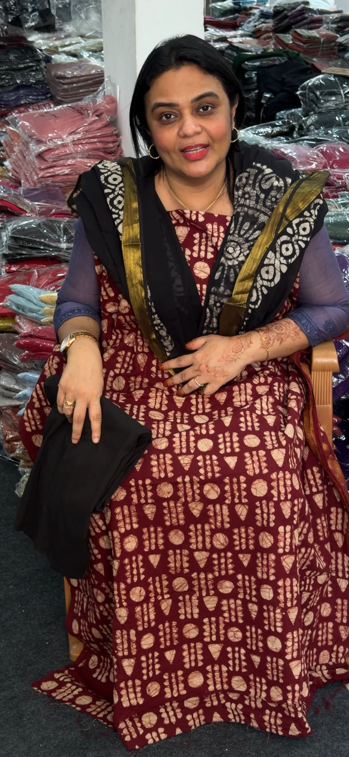 COTTON UNSTITCEHD SALWAR SUITS - IHA 1266