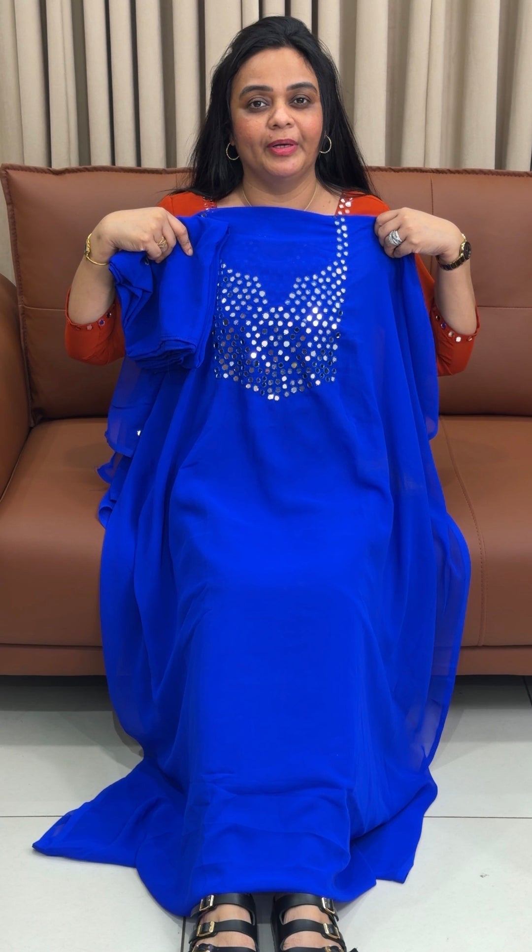 FAUX GEORGETTE UNSTITCHED SALWAR SUITS -NUWA-1997