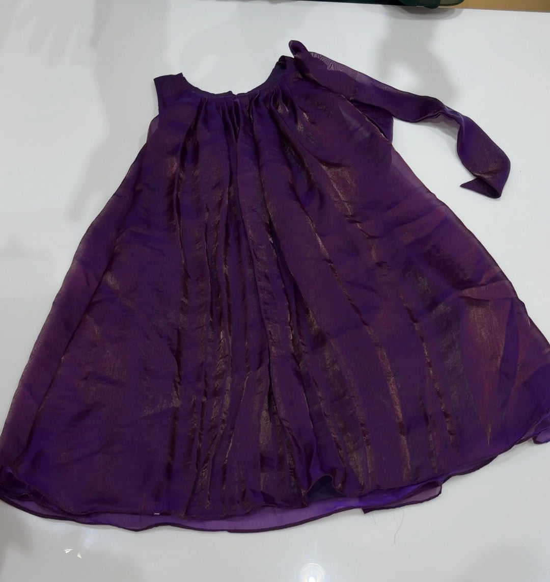 IN-HOUSE VELVET ORGANZA KIDS FROCKS - NUWA-2118