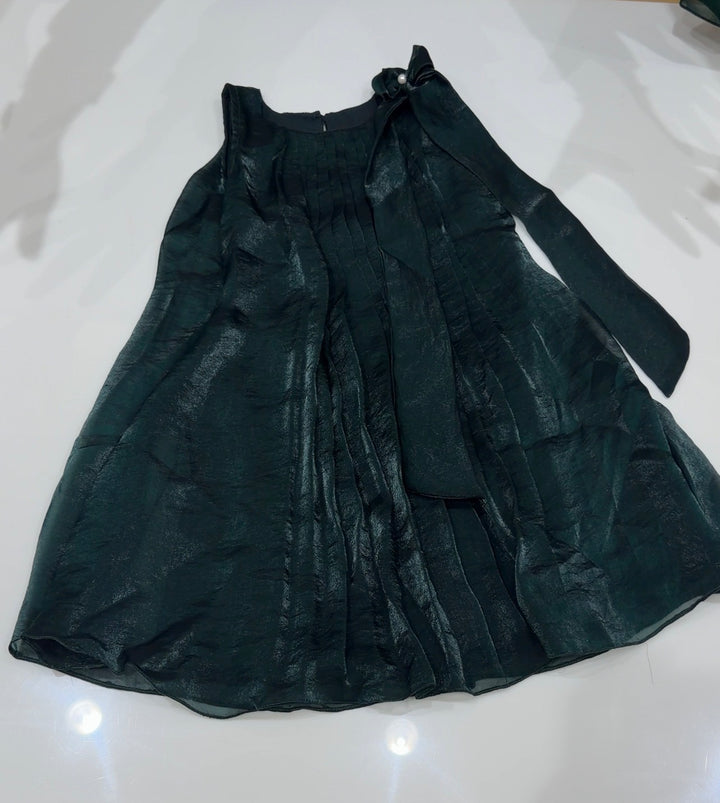 IN-HOUSE VELVET ORGANZA KIDS FROCKS - NUWA-2118