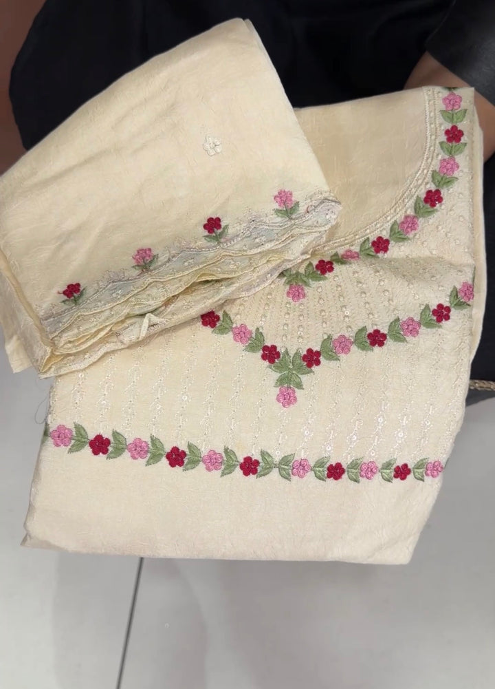CRUSHED SILK UNSTITCHED SALWAR SUITS - NUWA-1702