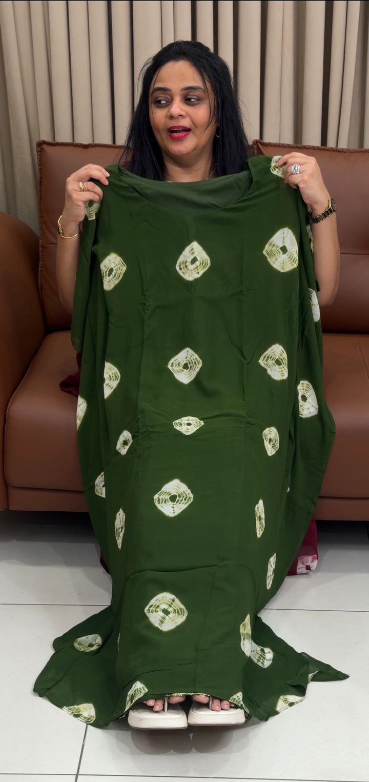 IN-HOUSE BANDHEJ PRINTD KAFTAN TOPS - NUWA-1947