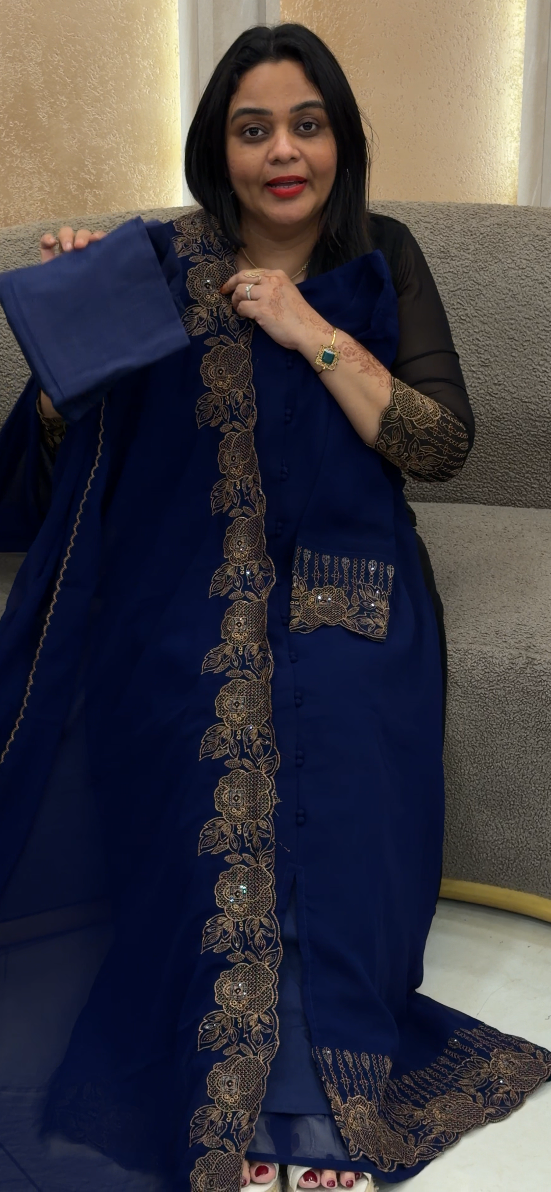 ALINE TOP, BOTTOM AND DUPATTA - NUWA - 1285