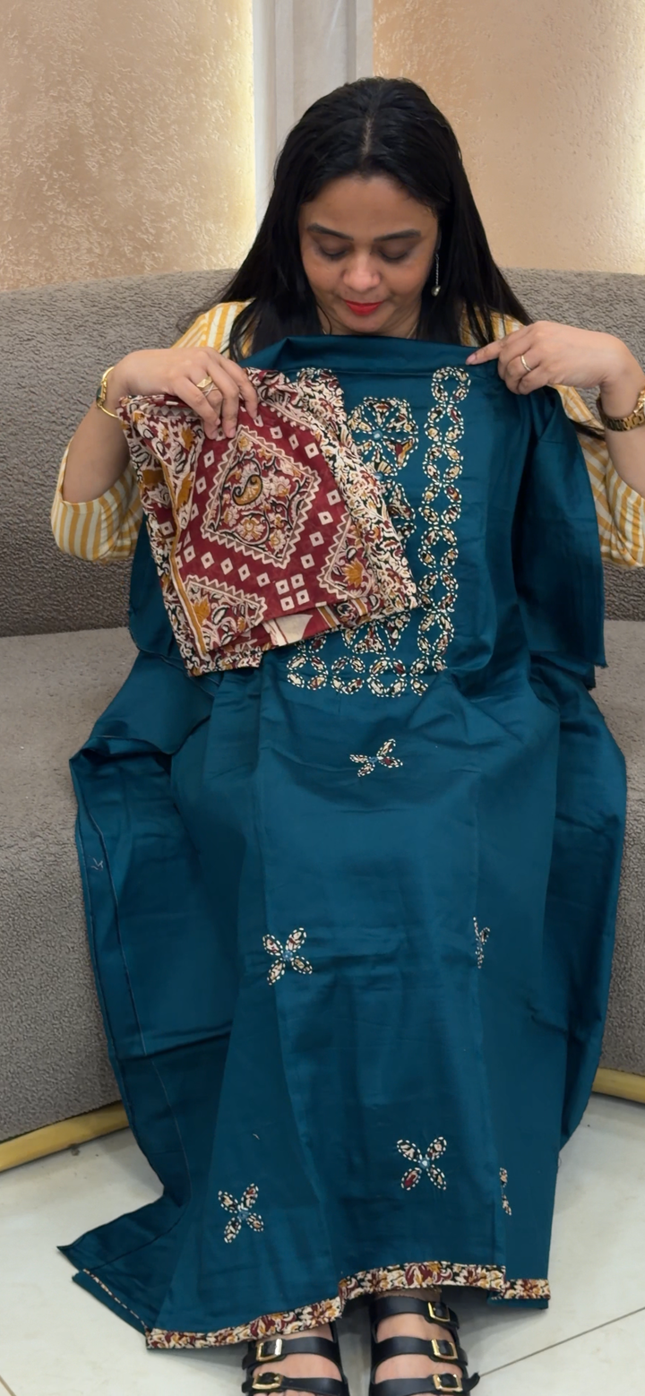 COTTON UNSTITCHED SULWAR SUITS - NUWA - 2304