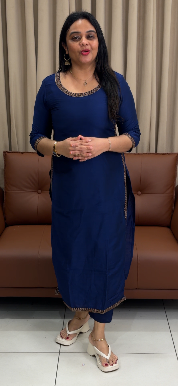 SLUB SILK CO-ORD SETS - NUWA - 1559