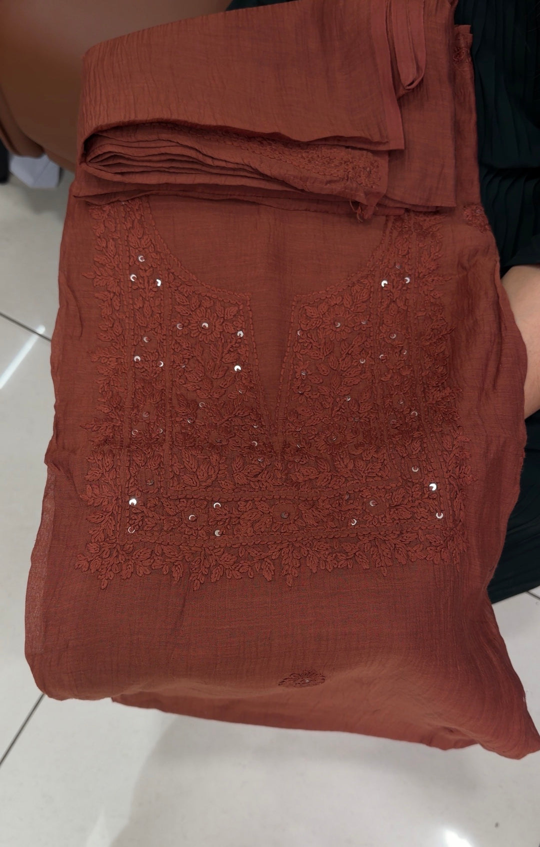 MALAI CHANDERI UNSTITCHED SALWAR SUITS - NUWA-1890