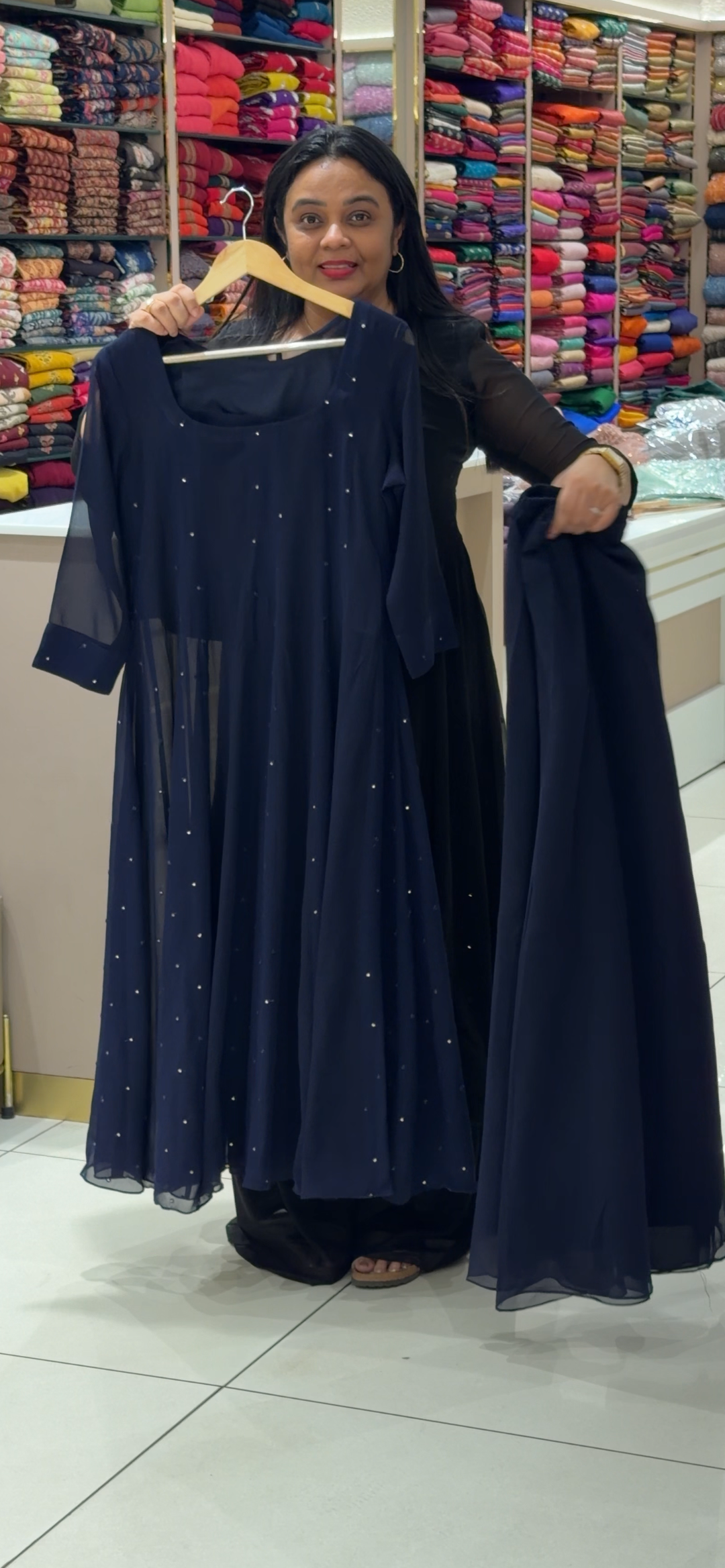 IN-HOUSE ANARKALI TOP AND BOTTOM - NUWA - 2446