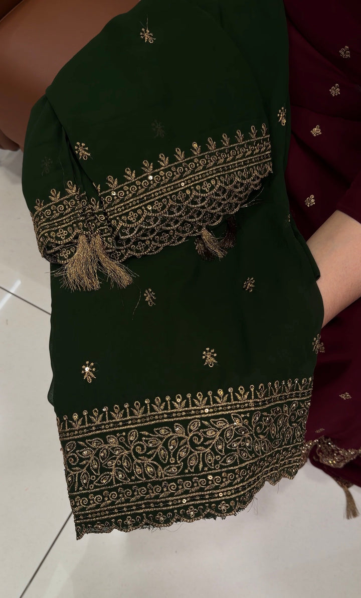 GEORGETTE UNSTITCHED SALWAR SUITS -NUWA-1567