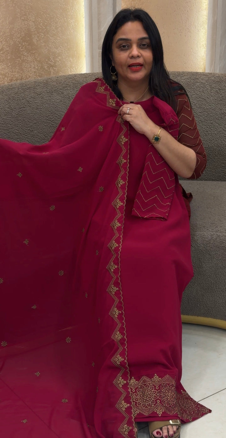 READY TO WEAR TOP,BOTTOM AND DUPATTA - NUWA-1459