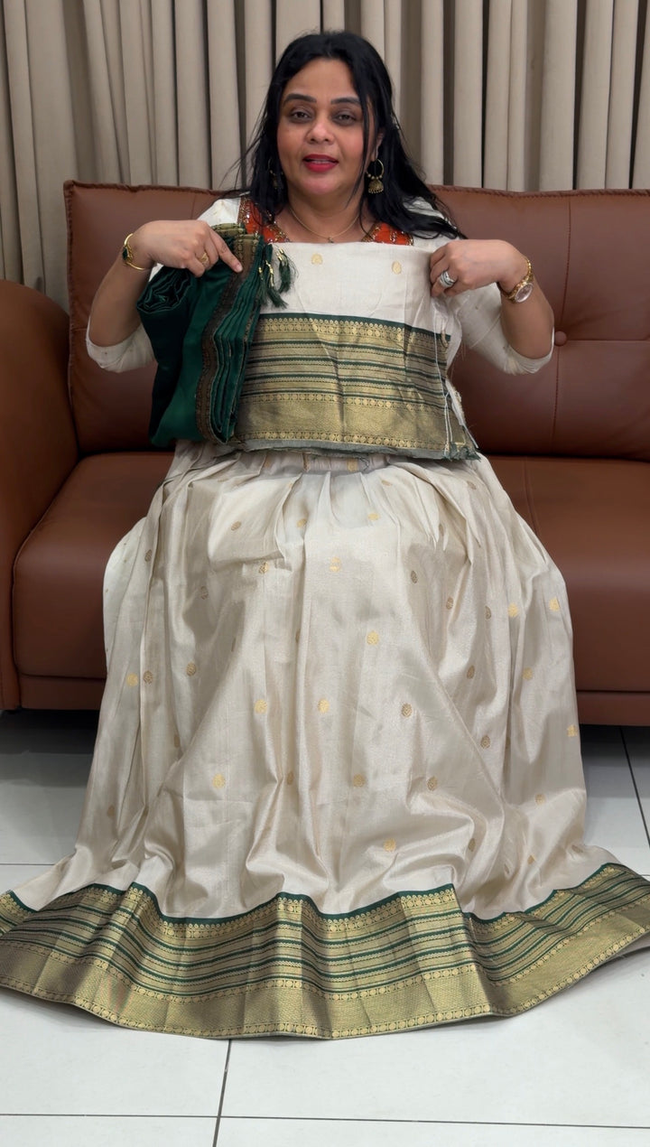 SEMI STITCHED DAVANI SETS - NUWA-1844