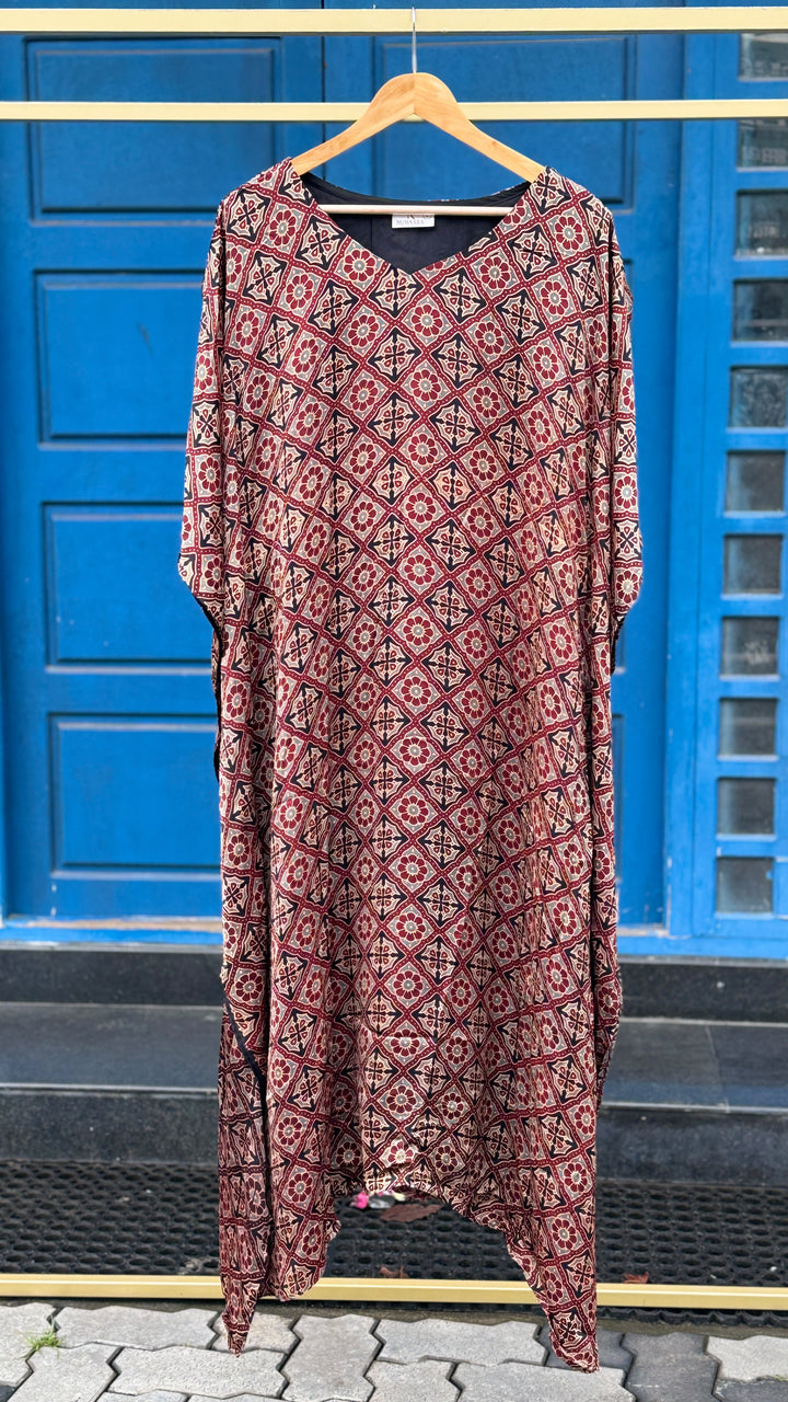 AJRAKH PRINTED KAFTAN TOPS - NUWA - 2507