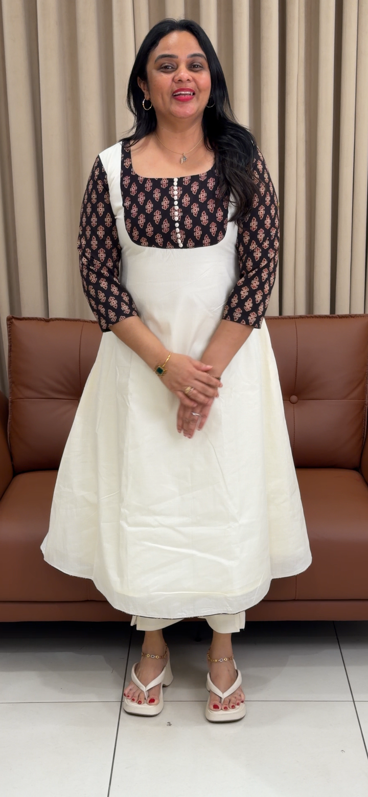 IN-HOUSE MALAI CHANDERI ALINE TOPS - NUWA - 1713