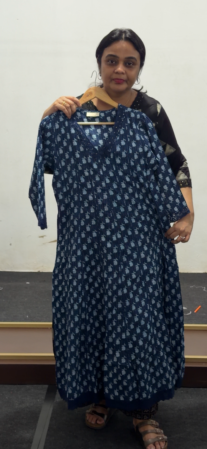 COTTON ANARKALI TOPS - NUWA - 2522