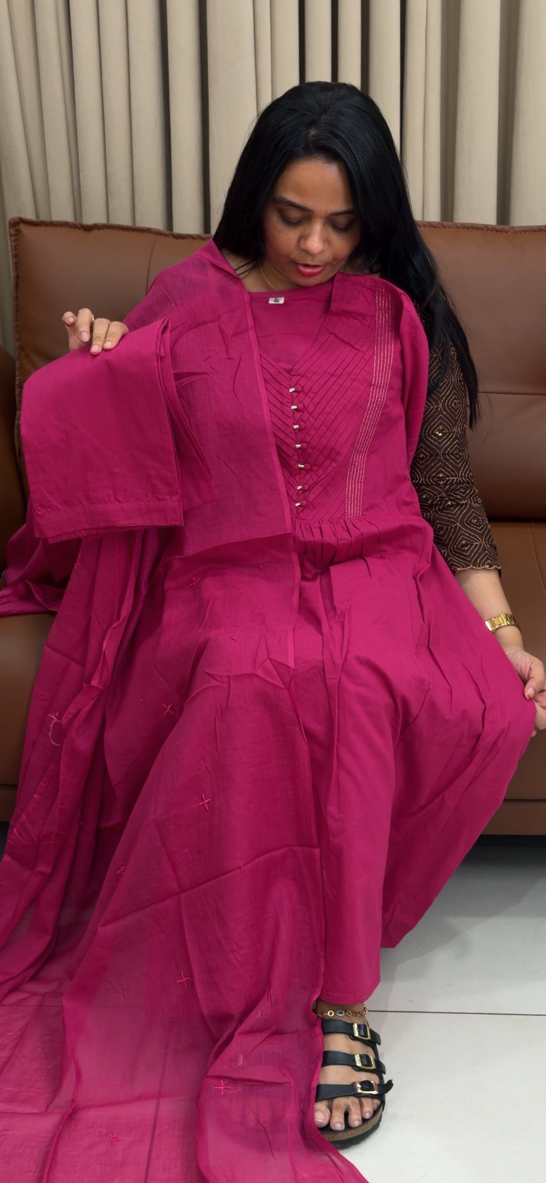 COTTON TOP, BOTTOM AND DUPATTA - NUWA- 1940
