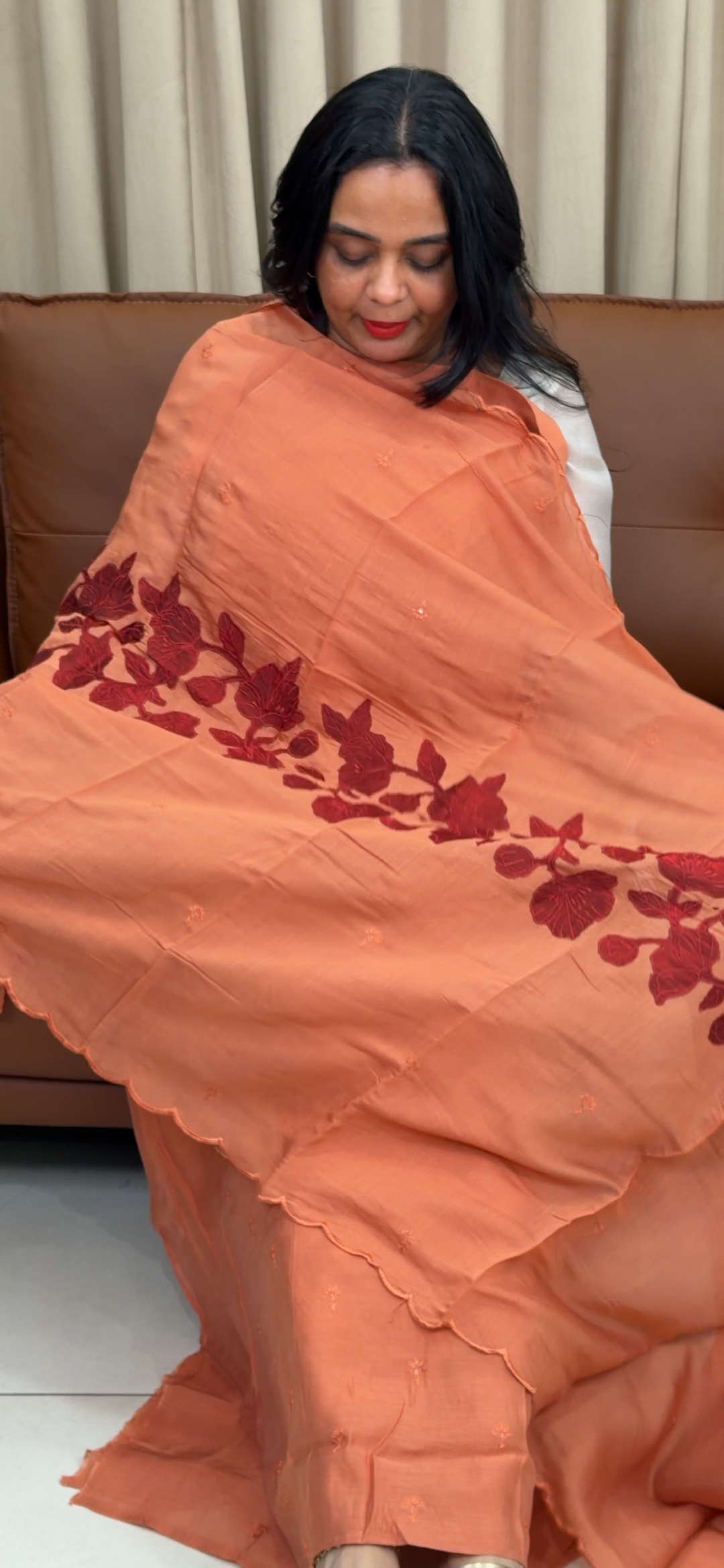 MUL CHANDERI UNSTITCHED SALWWAR SUITS - NUWA - 1342