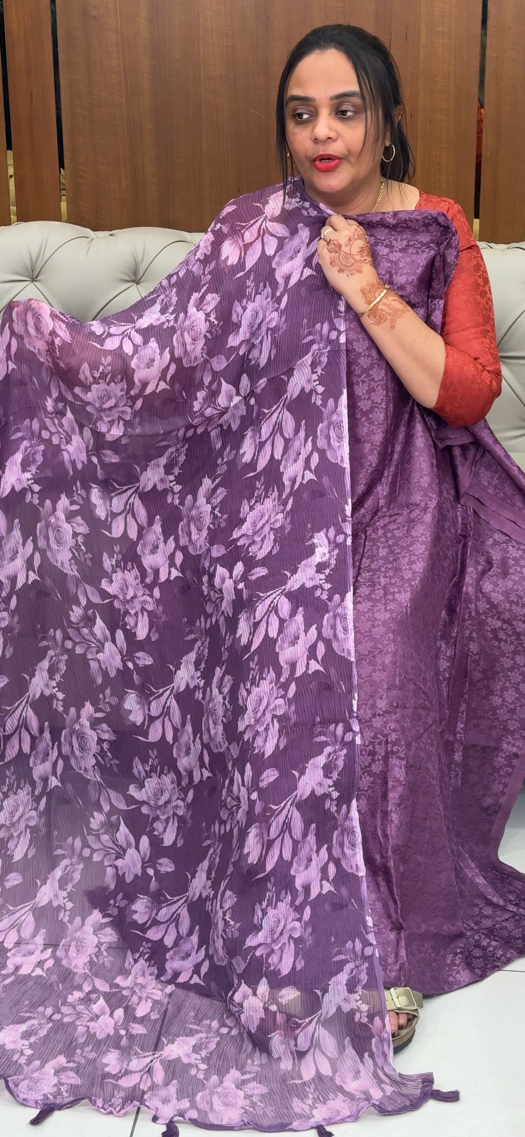 SILK UNSTITCHED SALWAR SUITS - NUWA - 629