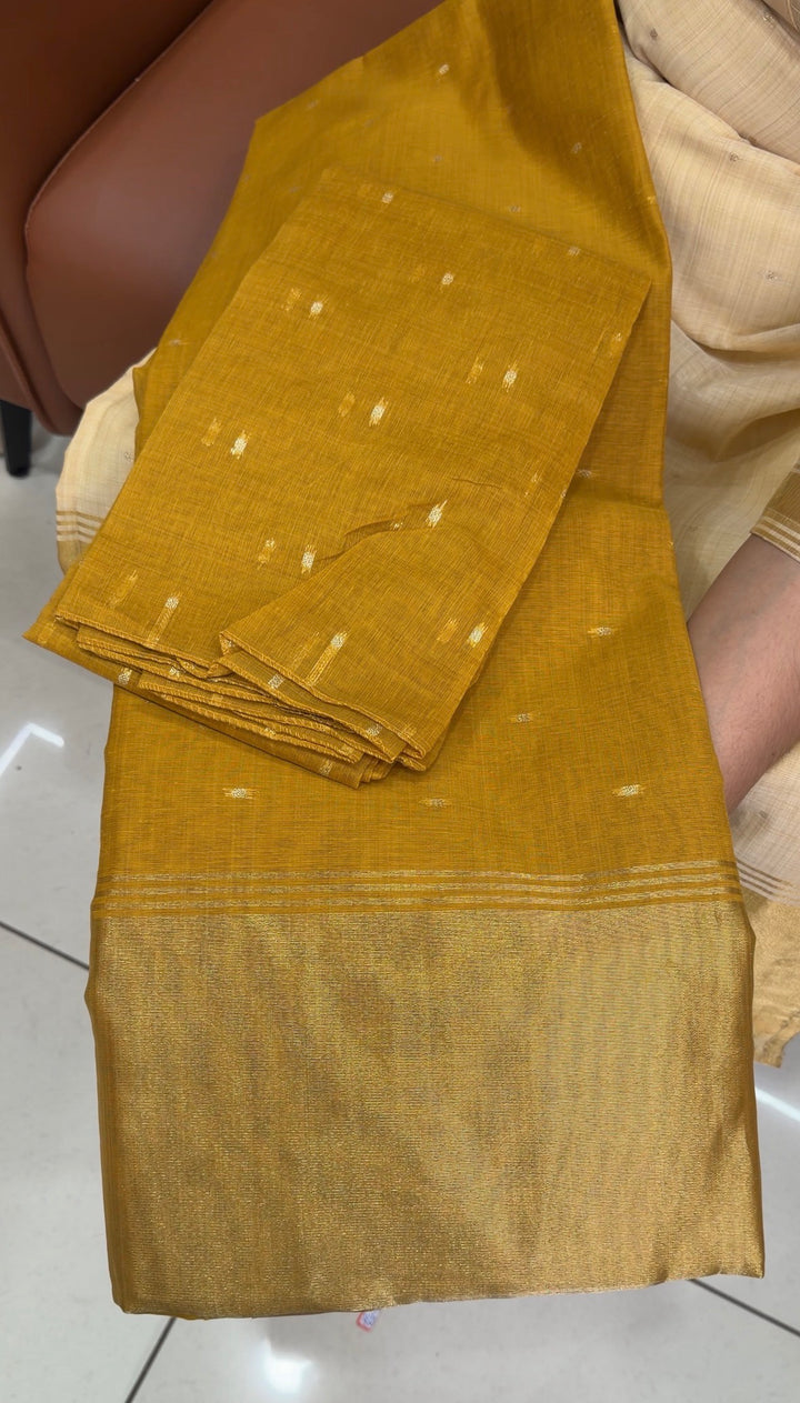 MUL CHANDERI UNSTITCHED SALWAR SUITS - NUWA-1520