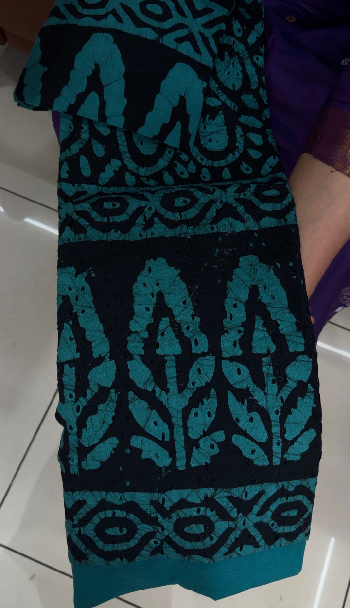 BATIK PRINTED UNDTITCHED SALWAR SUITS - NUWA-1605