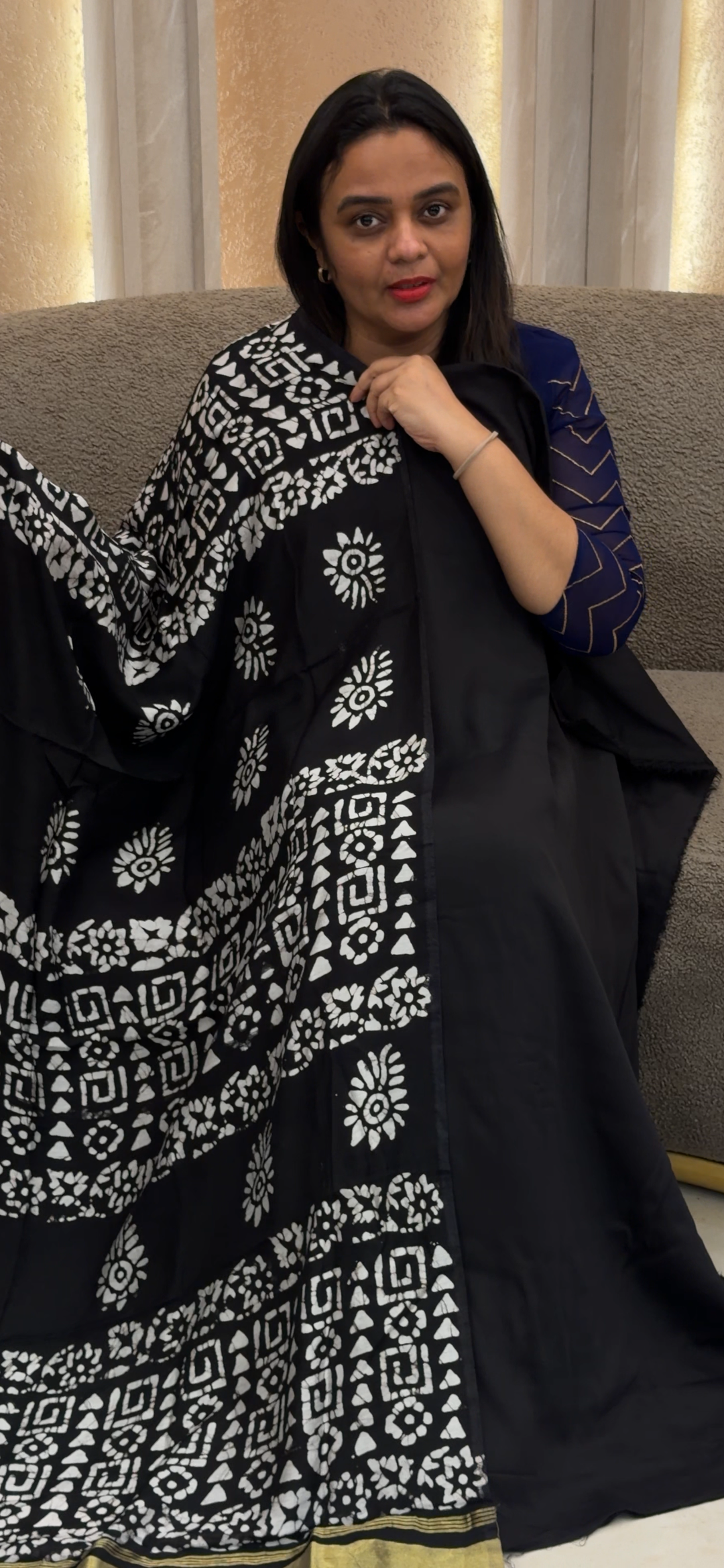MUL CHANDERI UNSTITCHED SALWAR SUITS - NUWA - 1064