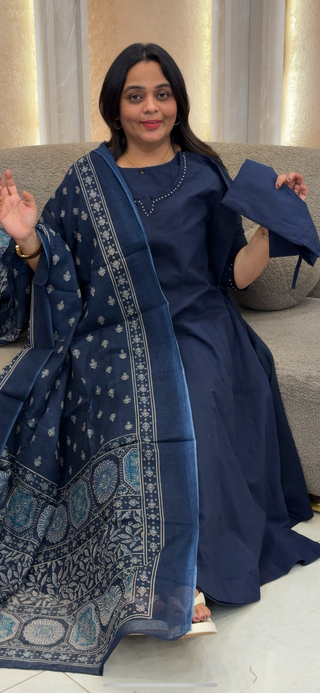 ANARKALI TOP BOTTOM AND DUPATTA - NUWA-288