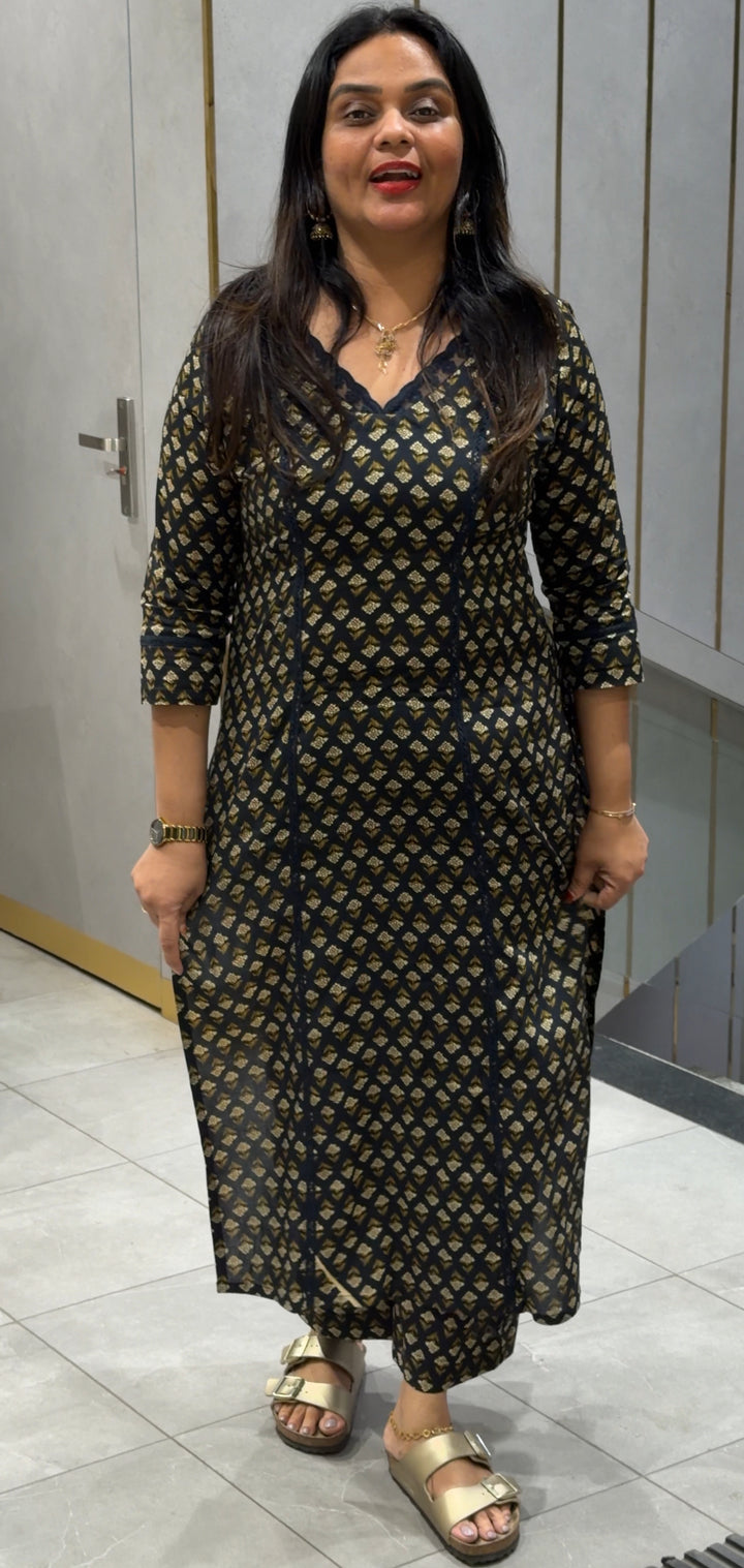 COTTON PRINTED TOP AND BOTTOM - NUWA-497