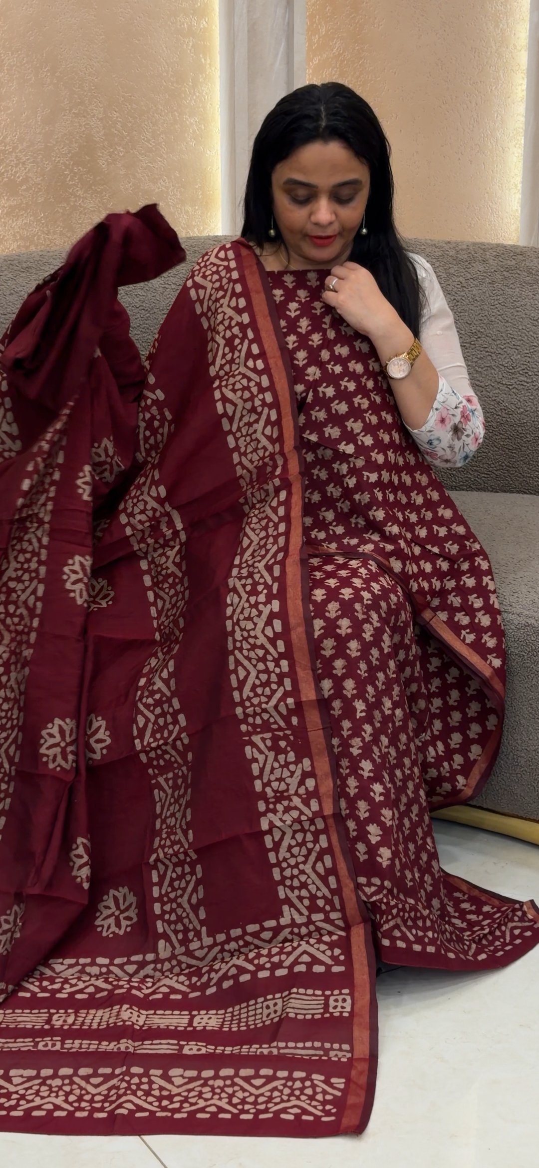 MAHESWARI SILK UNSTITCHED SALWAR SUITS - NUWA - 2326