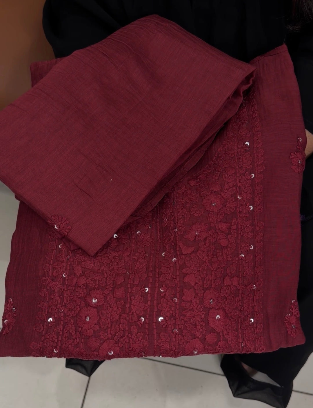 LUCKNOWI CHIKANKARI UNSTITCHED SALWAR SUITS - NUWA-1343