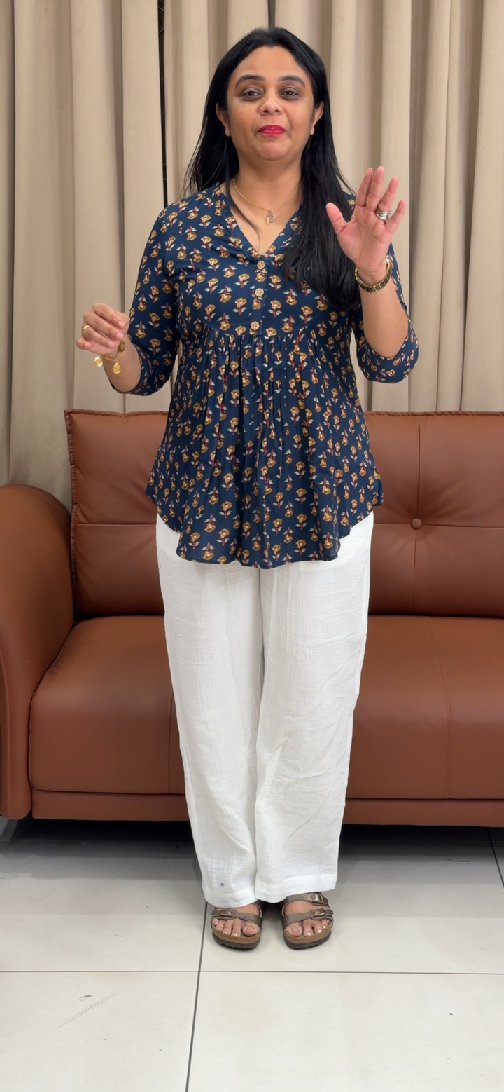 IN-HOUSE COTTON SHORT TOPS - NUWA - 2366