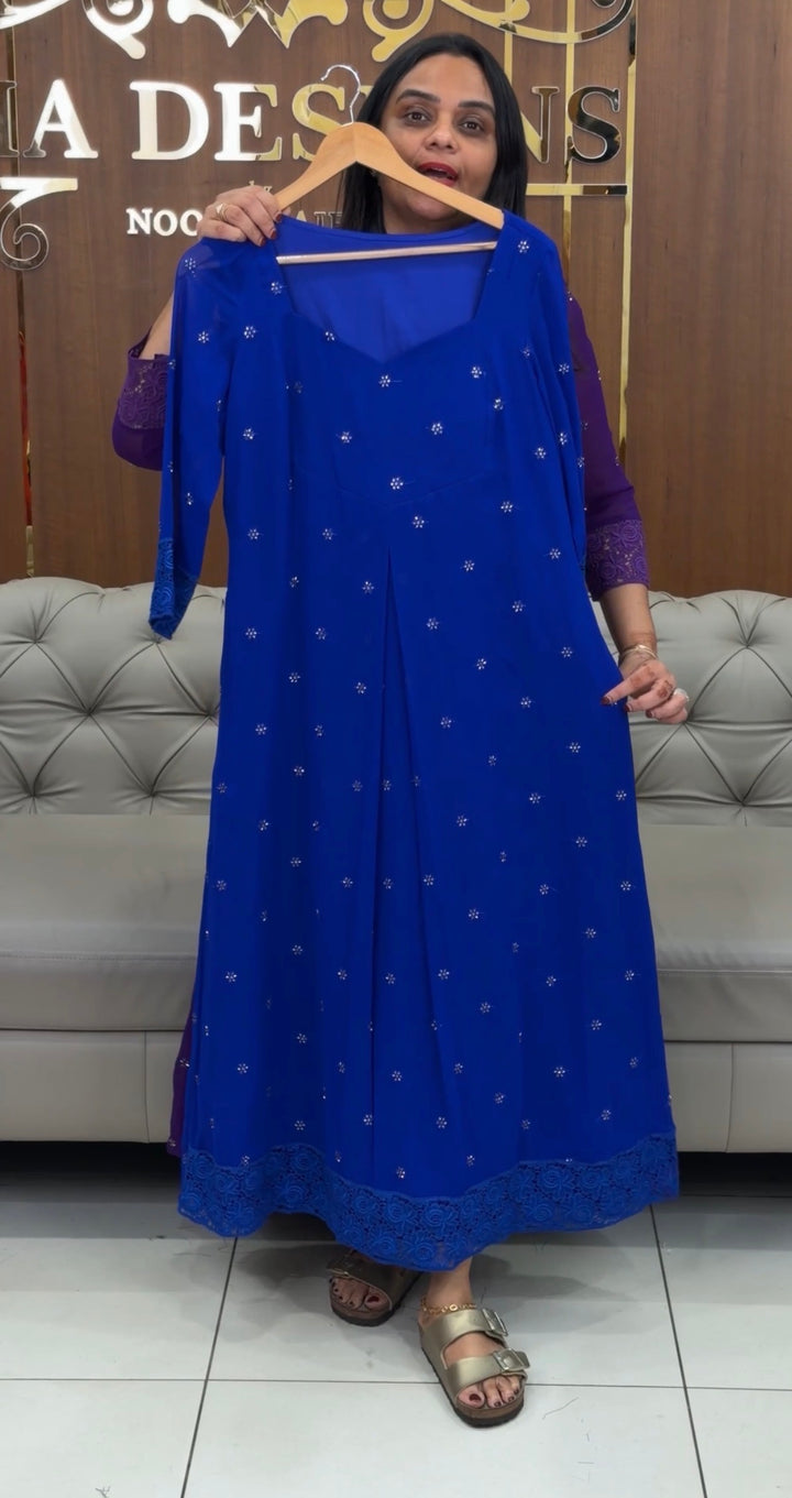 FAUX GEORGETTE ALINE TOPS - NUWA-780