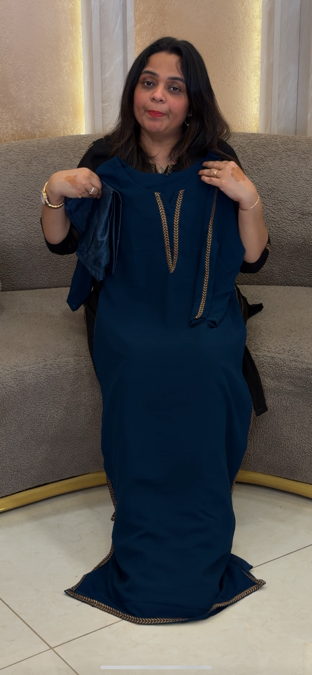 FORWARD FAUX GEORGETTE LONG TOP AND BOTTOM - NUWA - 276