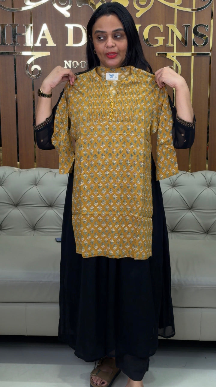 PRINTED COTTON TOPS - NUWA-1066
