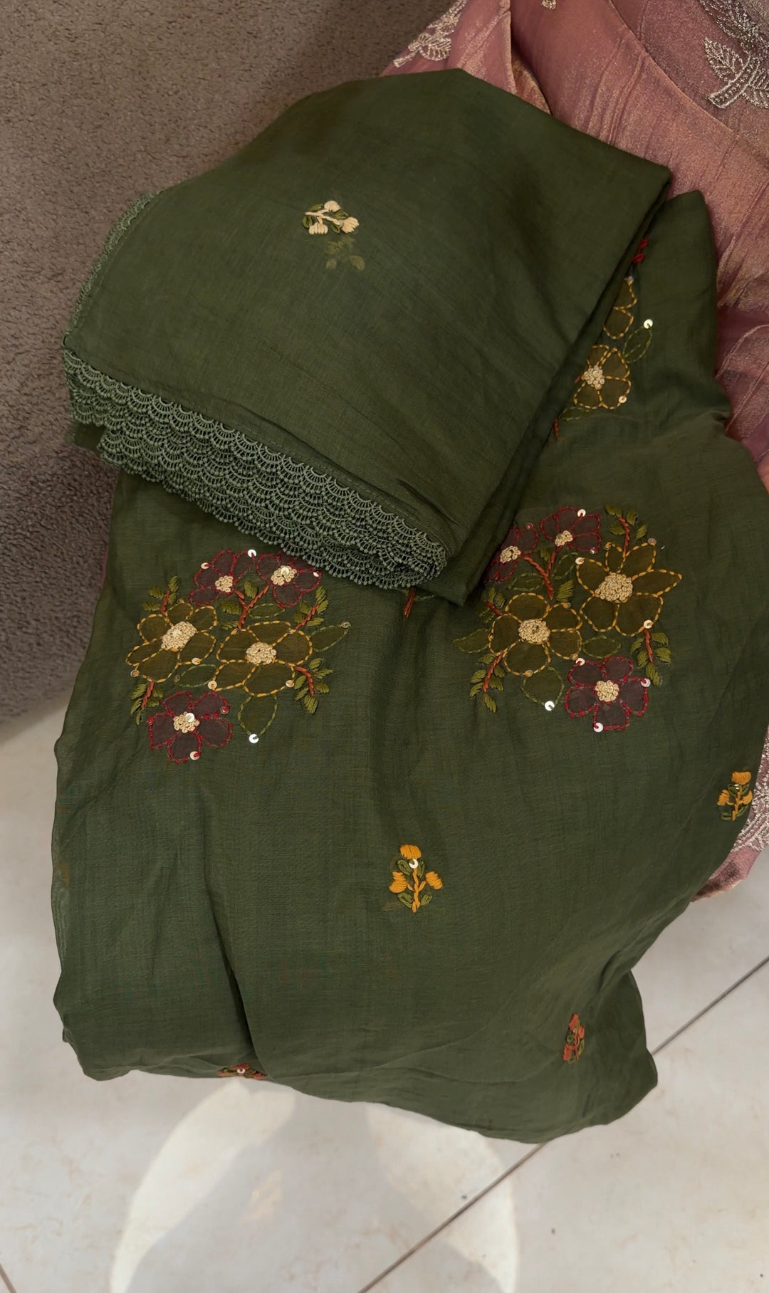 MALAI CHANDERI UNSTITCHED SALWAR SUITS - NUWA-1644