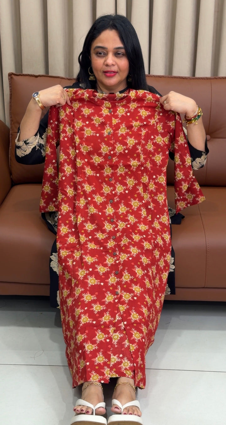 PRINTED COTTON TOPS - NUWA-1550