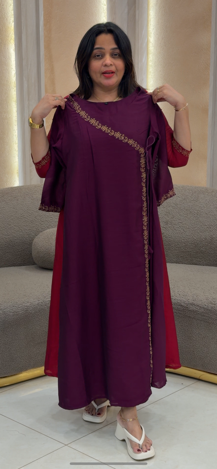 HANDWORKED LONG ALINE TOPS  - NUWA -158