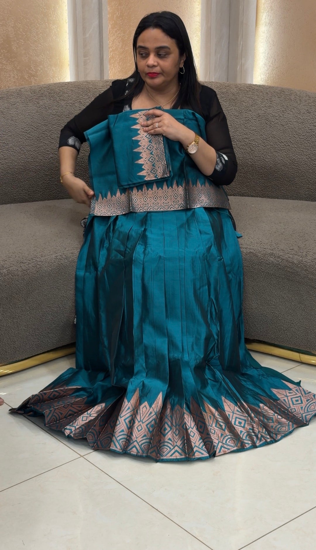 SEMI STITCHED DHAWANI -NUWA-1760
