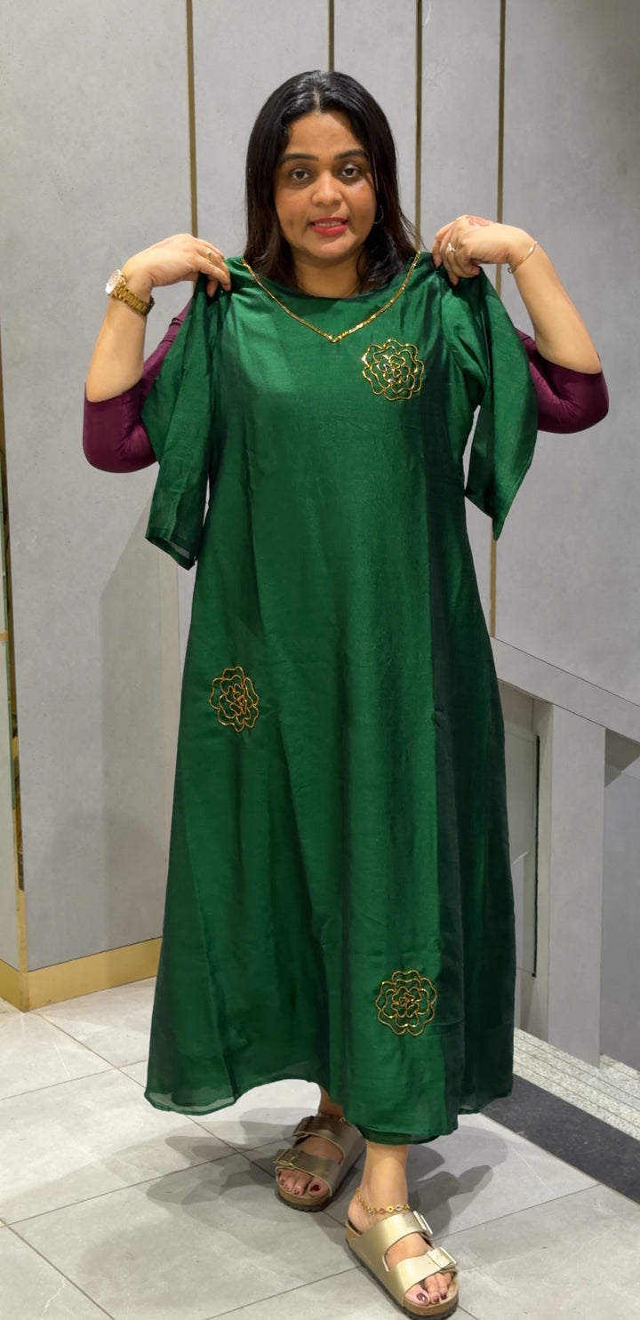 SEMI PARTY WEAR ALINE TOPS - NUWA-277