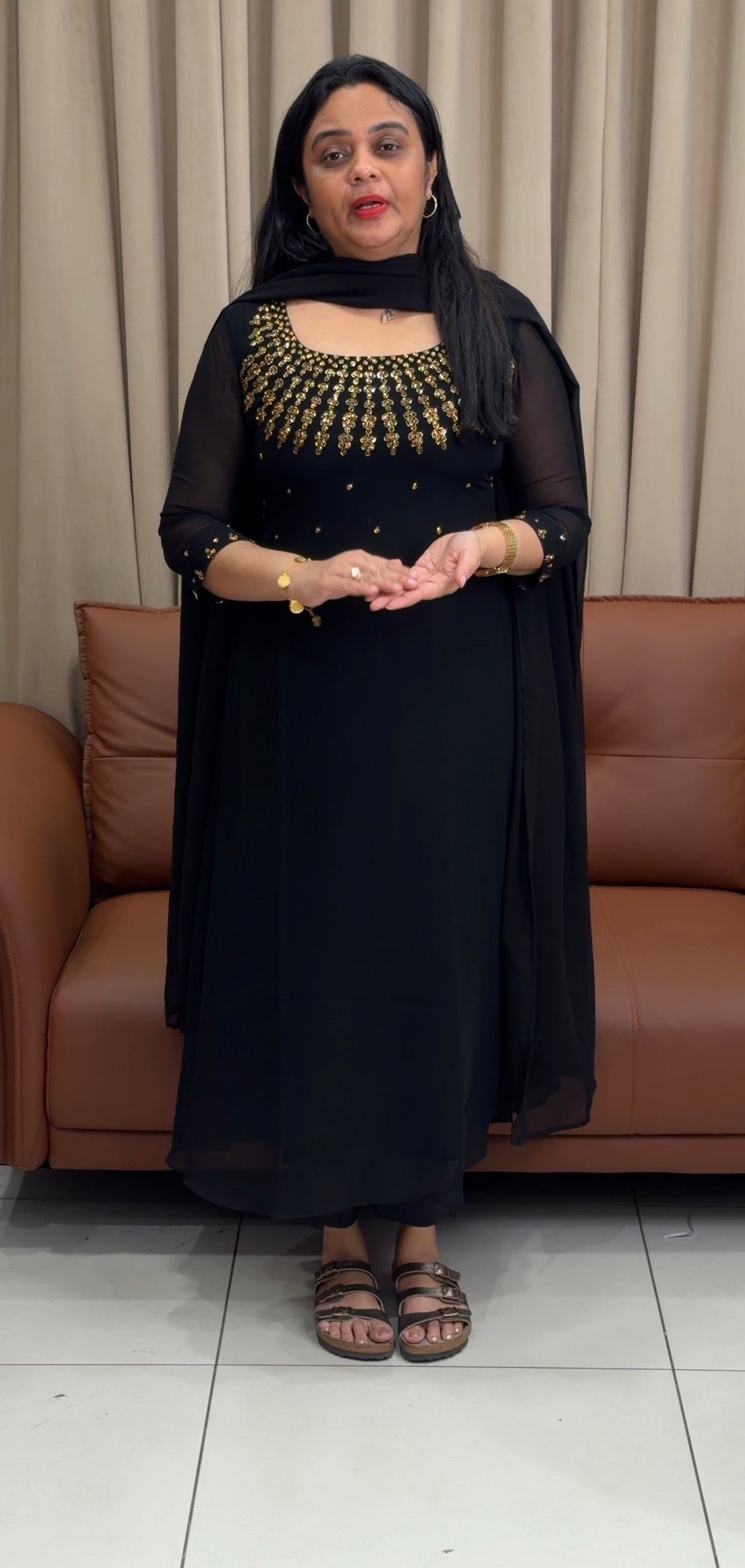 IN-HOUSE HANDWORKED UNSTITCHED SALWAR SUITS - NUWWA-2364