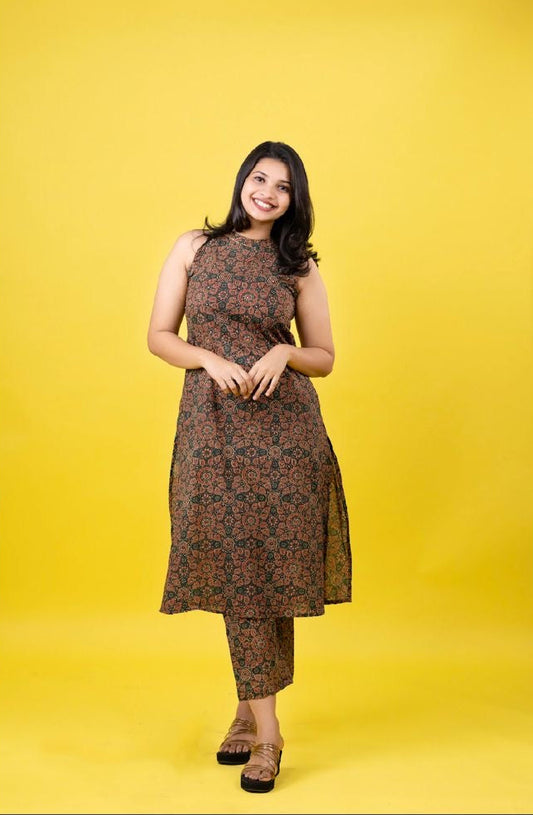 AJRAKH PRINTED CO-RDS SETS - NUWA -012