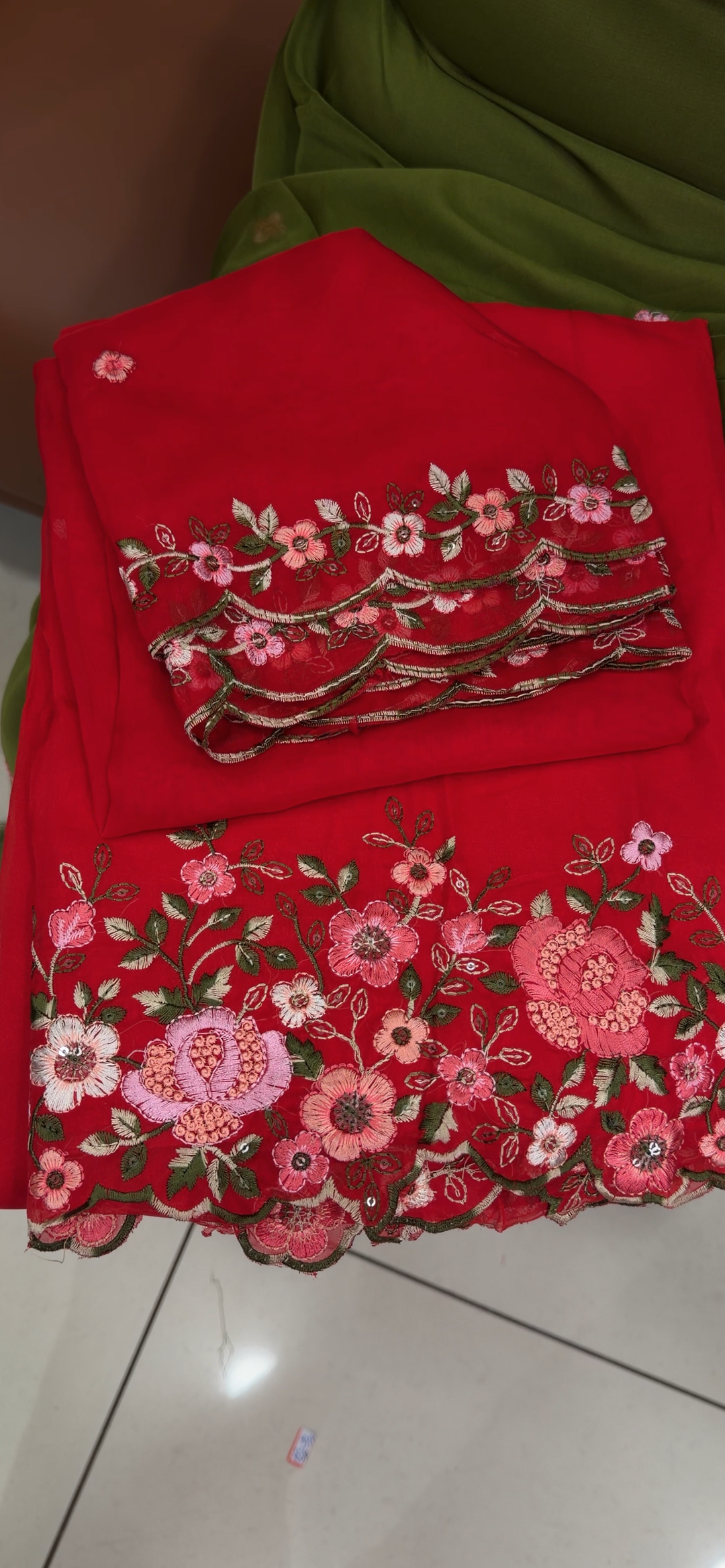 SOFT ORGANZA UNSTITCHED SALWAR SUITS - NUWA - 1533