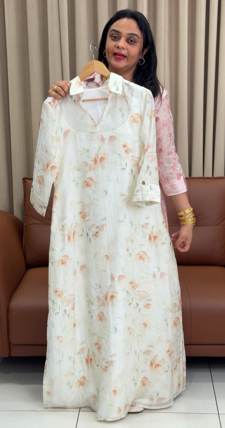 IN-HOUSE PRINTED ALINE TOPS - NUWA-1513