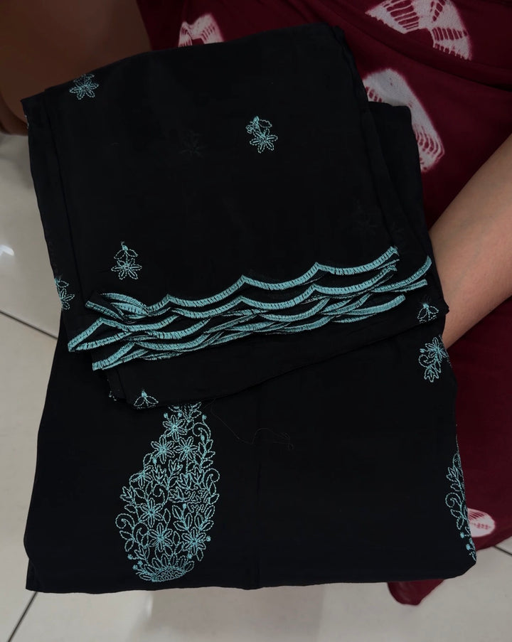 MUL CHANDERI UNSTITCHED SALWAR SUITS - NUWA-1948