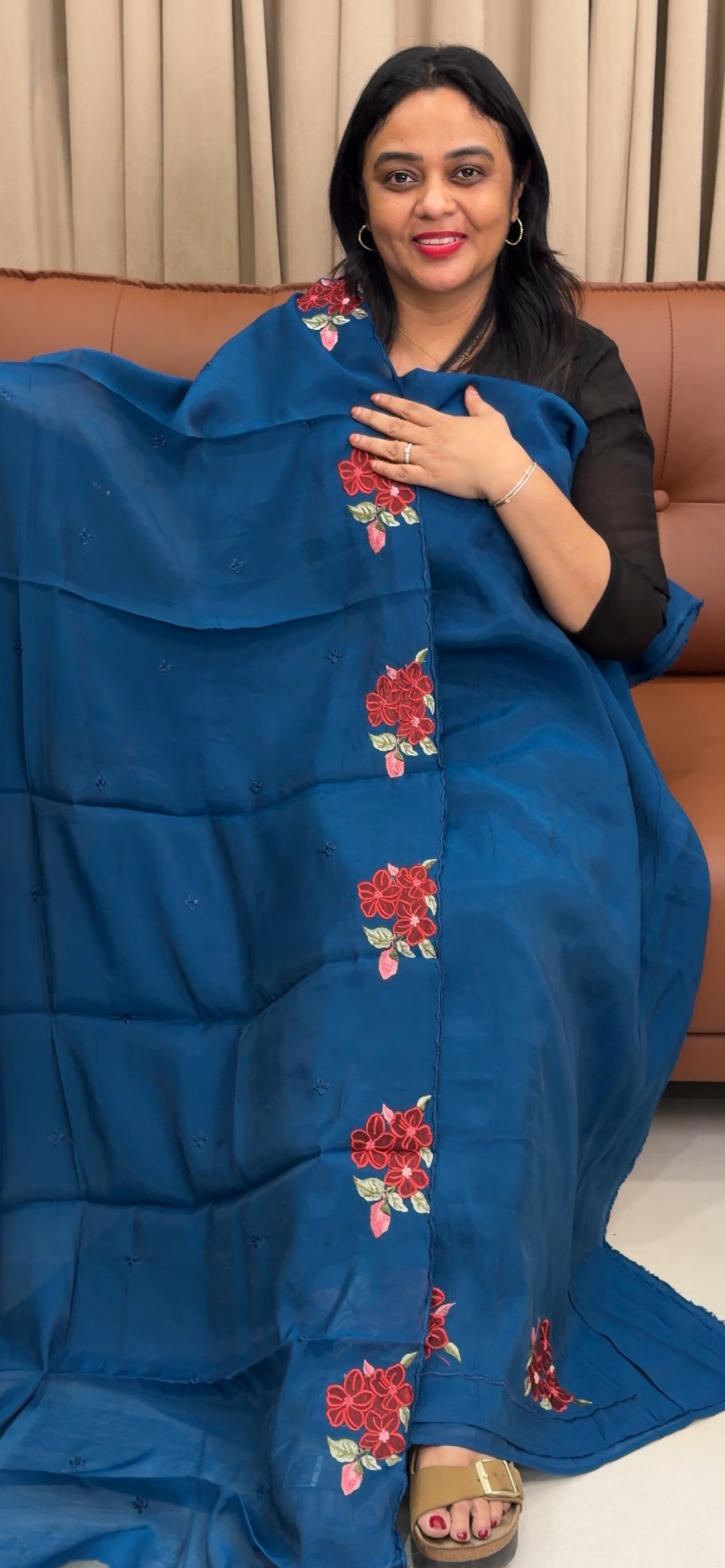 MUL CHANDERI UNSTITCHED SALWAR SUITS - NUWA - 1523